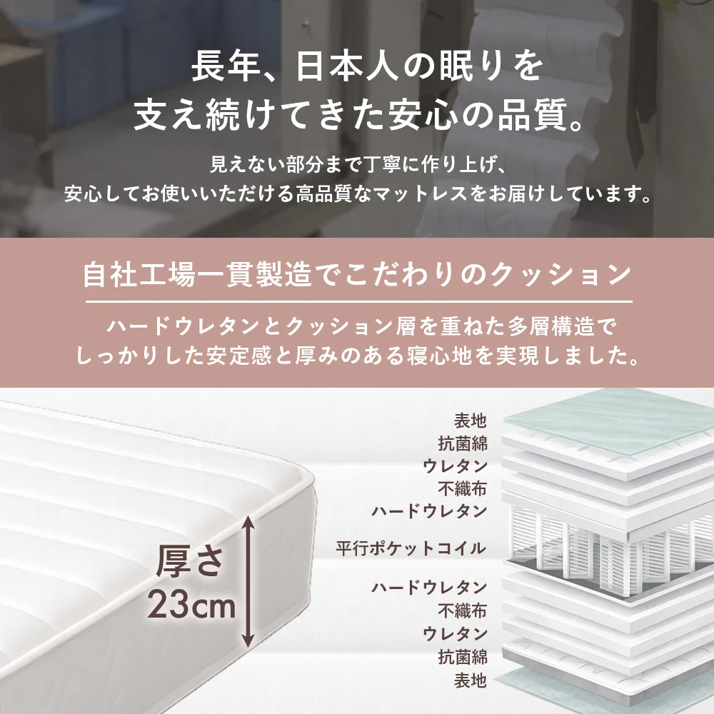 ローベッド ダブル 宮付き コンセント スマホスタンド付き 木製 フロアベッド [NERERU] - Image 34