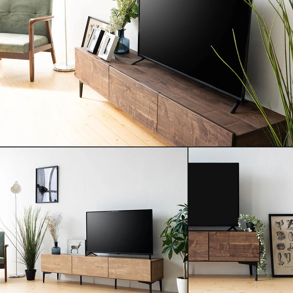 日本製 テレビ台 完成品 幅120cm 幅160cm ローボード 白 木目調 収納 テレビボード おしゃれ [BOSTON] - Image 27