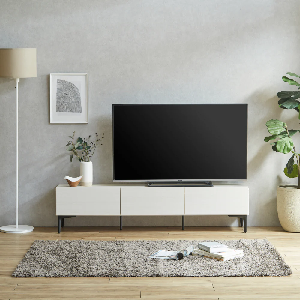 日本製 テレビ台 完成品 幅120cm 幅160cm ローボード 白 木目調 収納 テレビボード おしゃれ [BOSTON] - Image 33