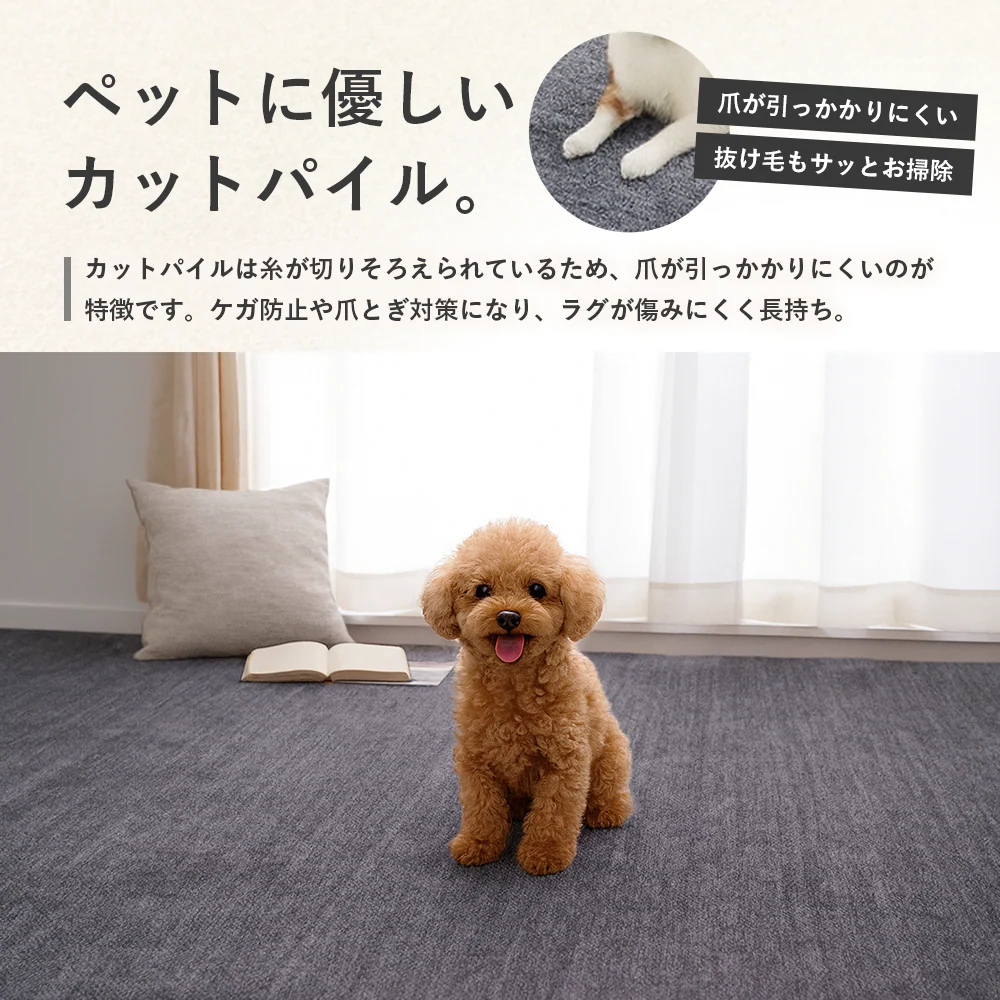 ペットにやさしい フリーカット 平織カーペット - Image 11
