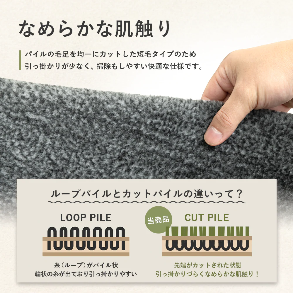 ペットにやさしい フリーカット 平織カーペット - Image 8