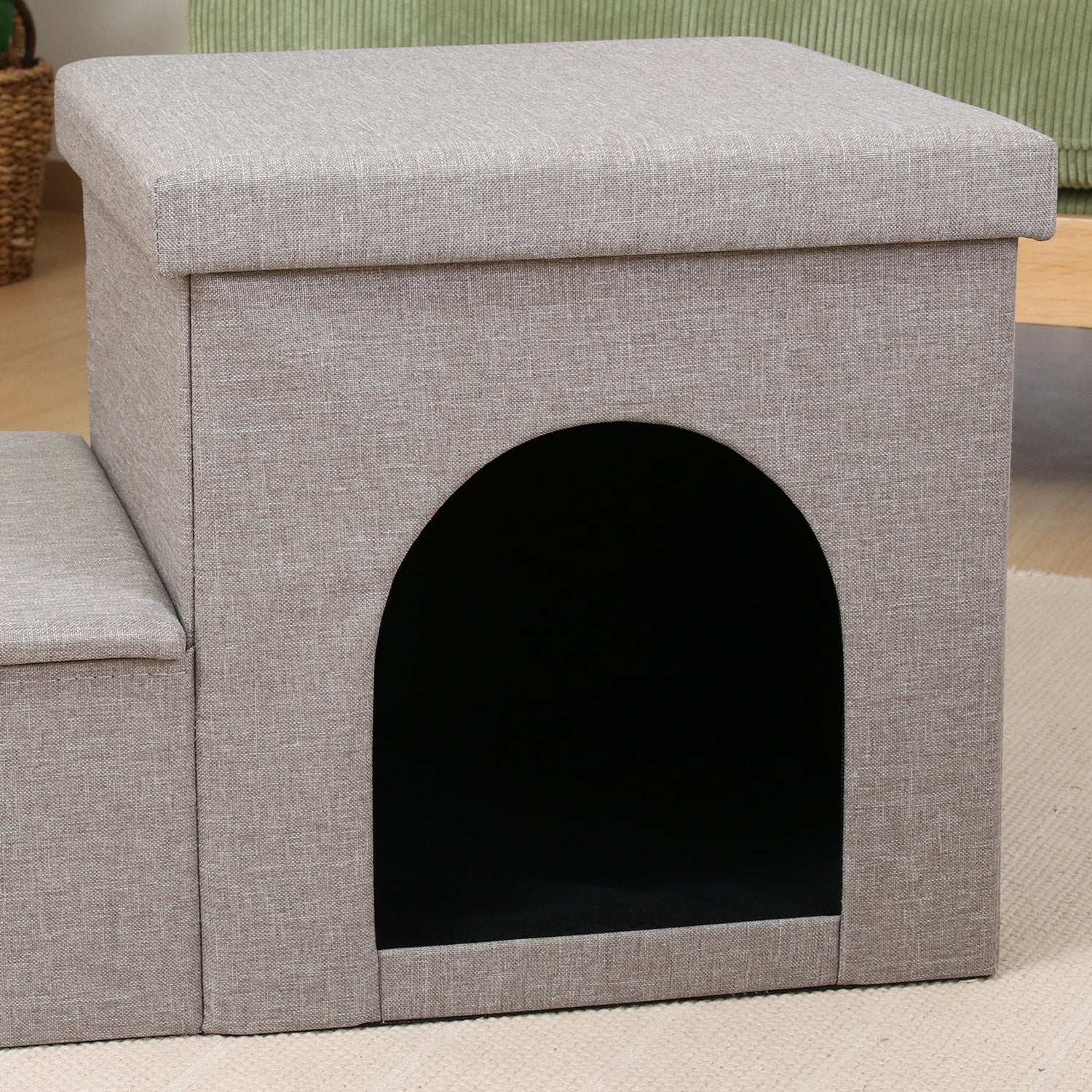 収納＆ハウス付きペットステップ 犬・猫用 踏み台｜ソファ・ベッド対応 - Image 4
