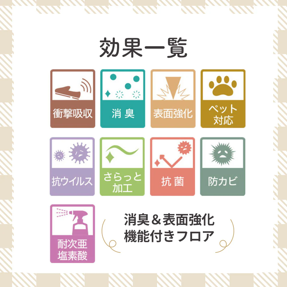 日本製 犬猫ペット対応 滑りにくい極厚クッションフロア 敷くだけ 簡単設置 - Image 4